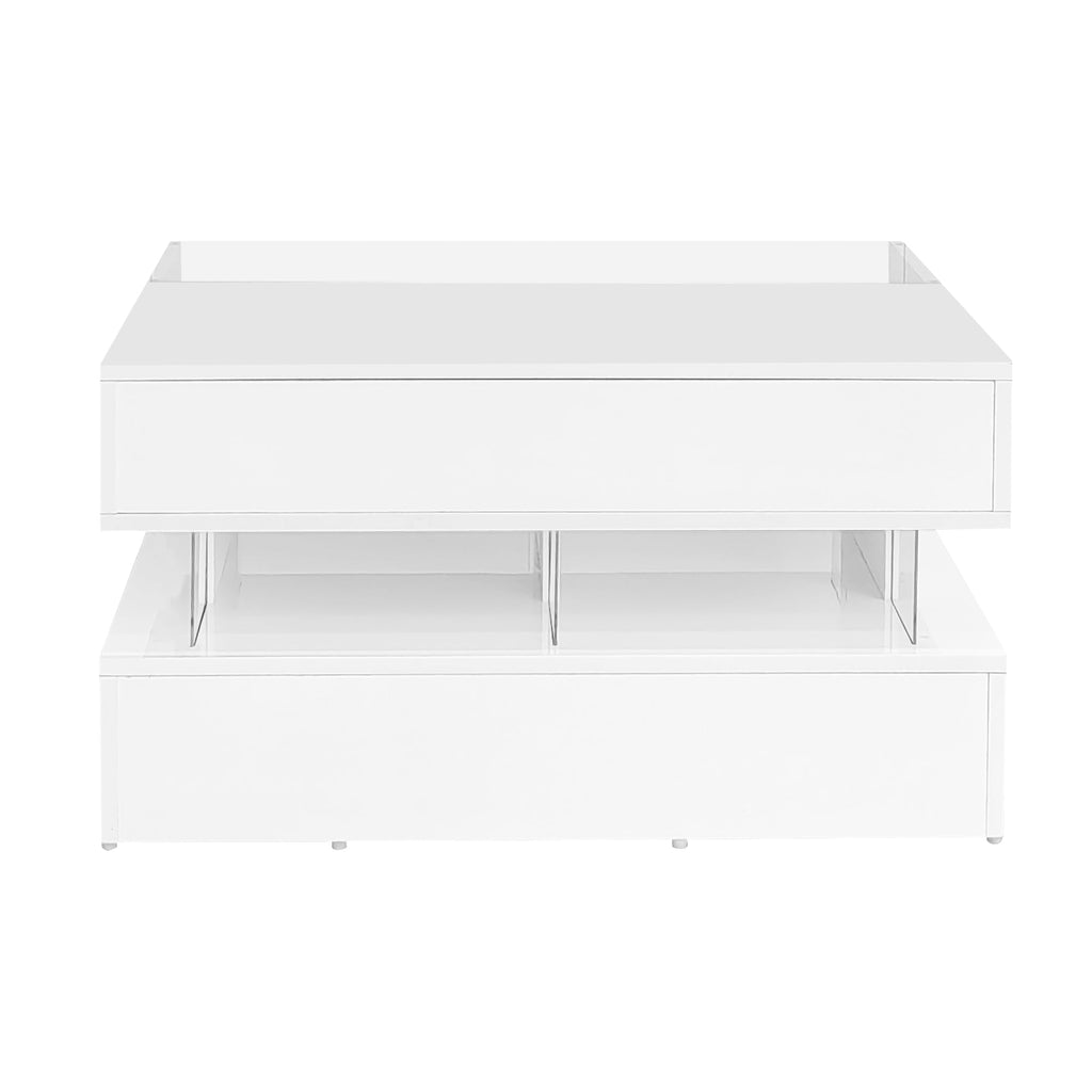 Vibe Haus Lift-Top Coffee Table with 2 Drawers