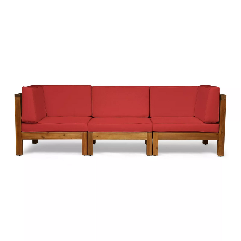 Brava X-Back 3 Seater Outdoor Sectional Sofa Set