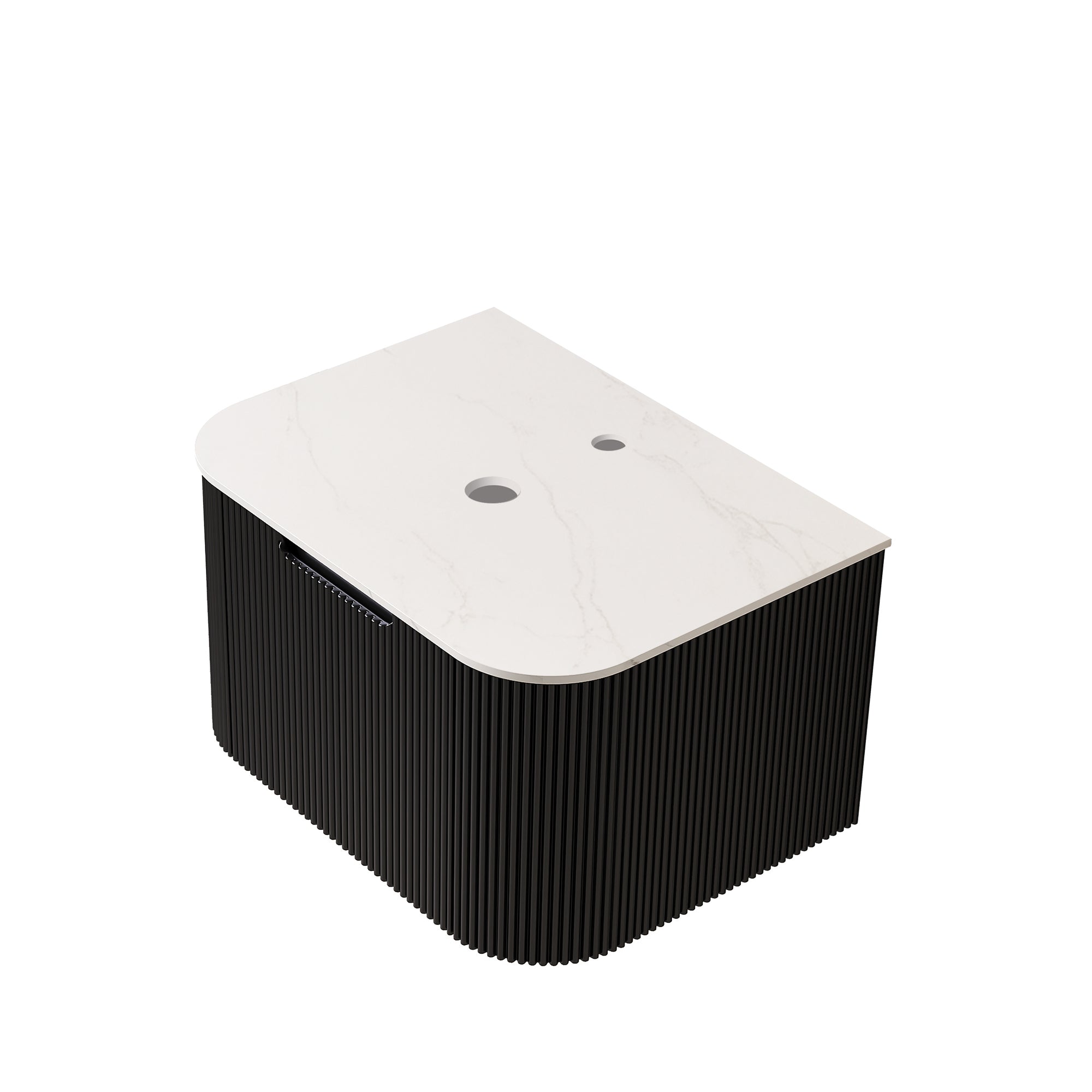 Dina 24'' Wall Mounted Plywood Cabinet with Carrara
