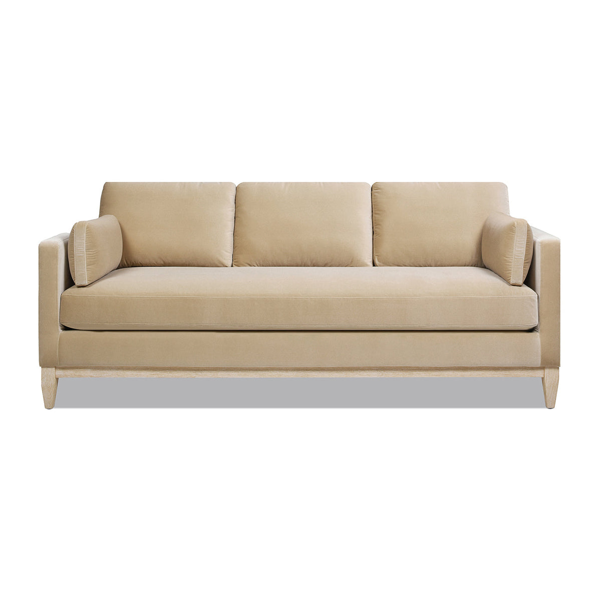 Knox 84" Modern Farmhouse Sofa, Fawn