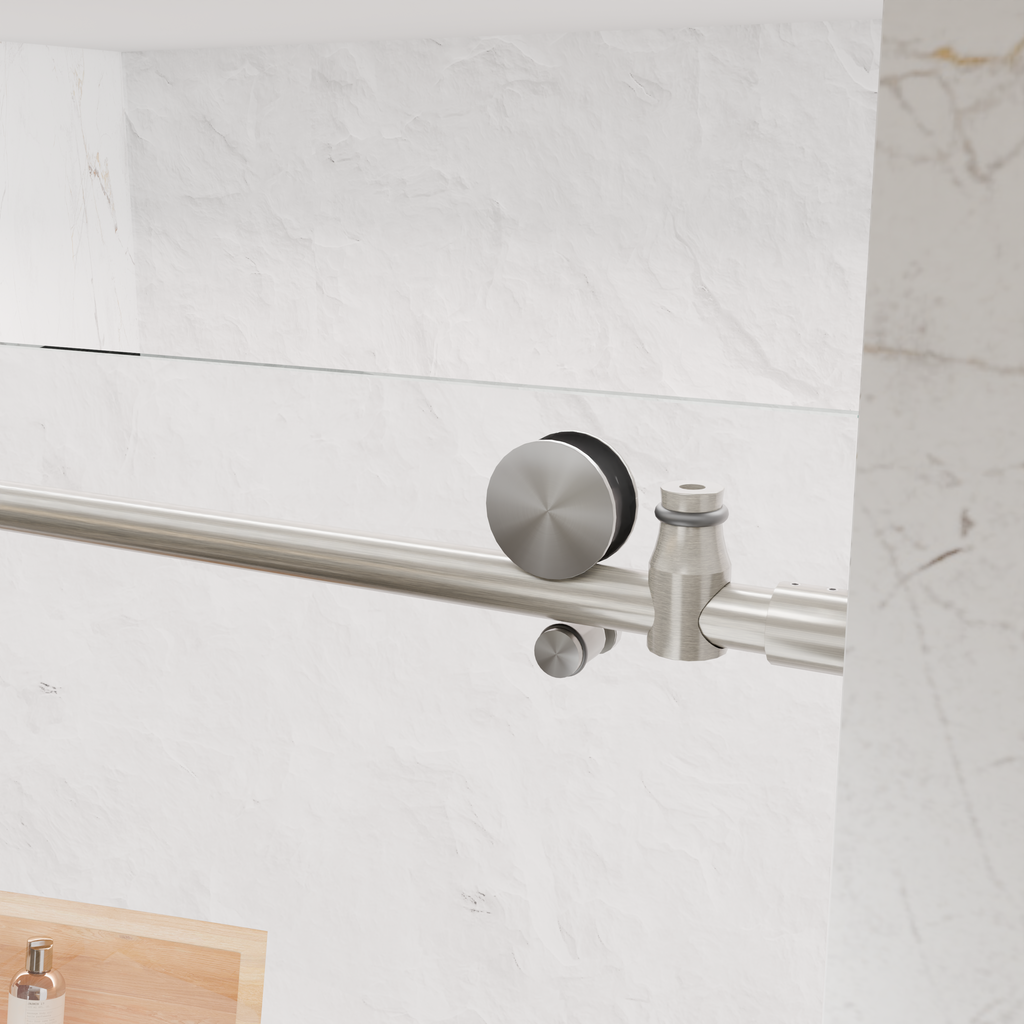 Frameless Shower Door with Premium Tempered Glass