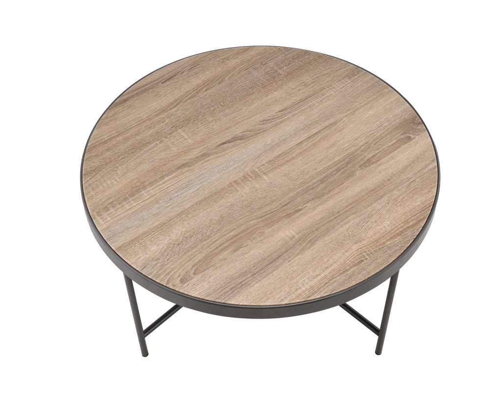 Bage Weathered Round Coffee Table