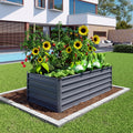 6x3x2ft 2-Piece Large Raised Garden Bed Kit