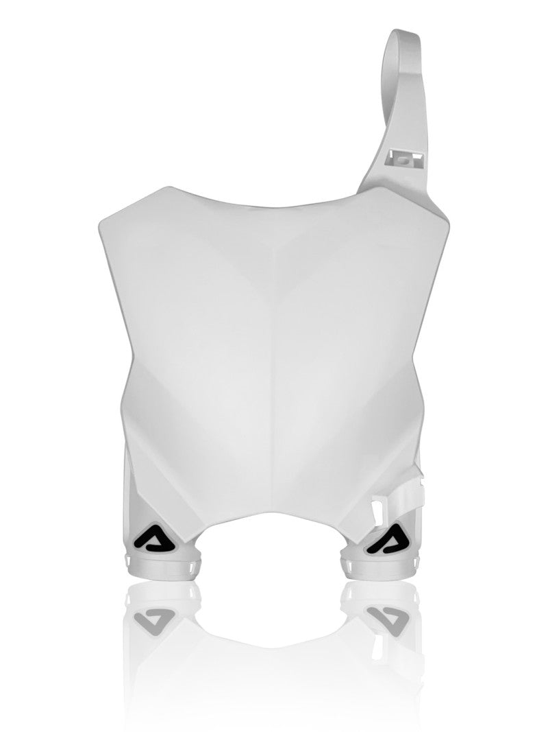 Acerbis 16-23 Kawasaki KX250F/ KX250/ KX250X/450X KX450F/KX450 Front Number Plate-Raptor 2 - White 2981840002