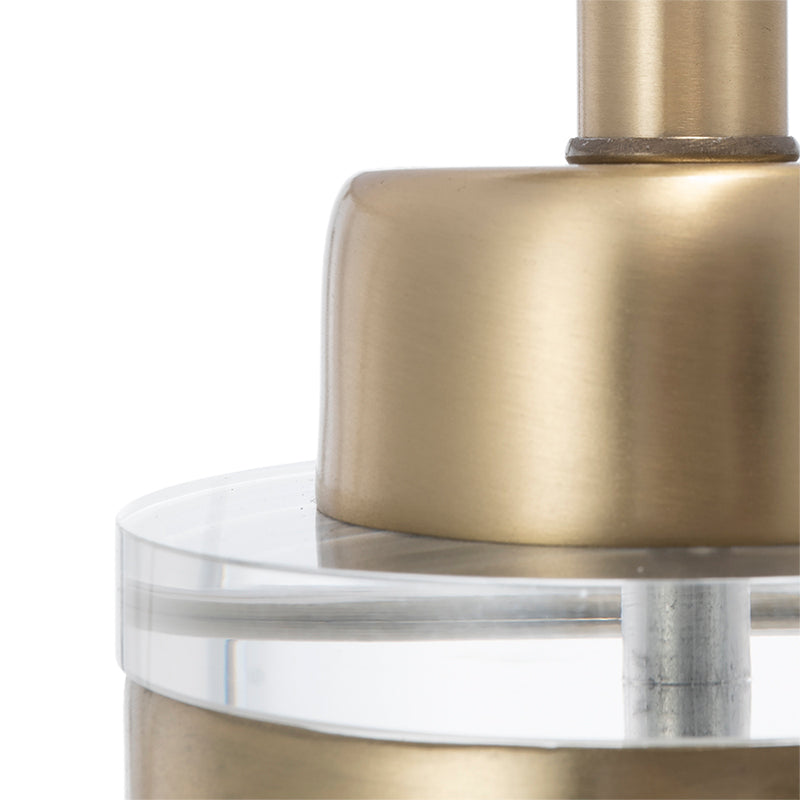 Elegant Table Lamp with Drum Shade