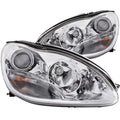 Anzo 2000-2005 Mercedes Benz S Class W220 Projector Headlights Chrome
