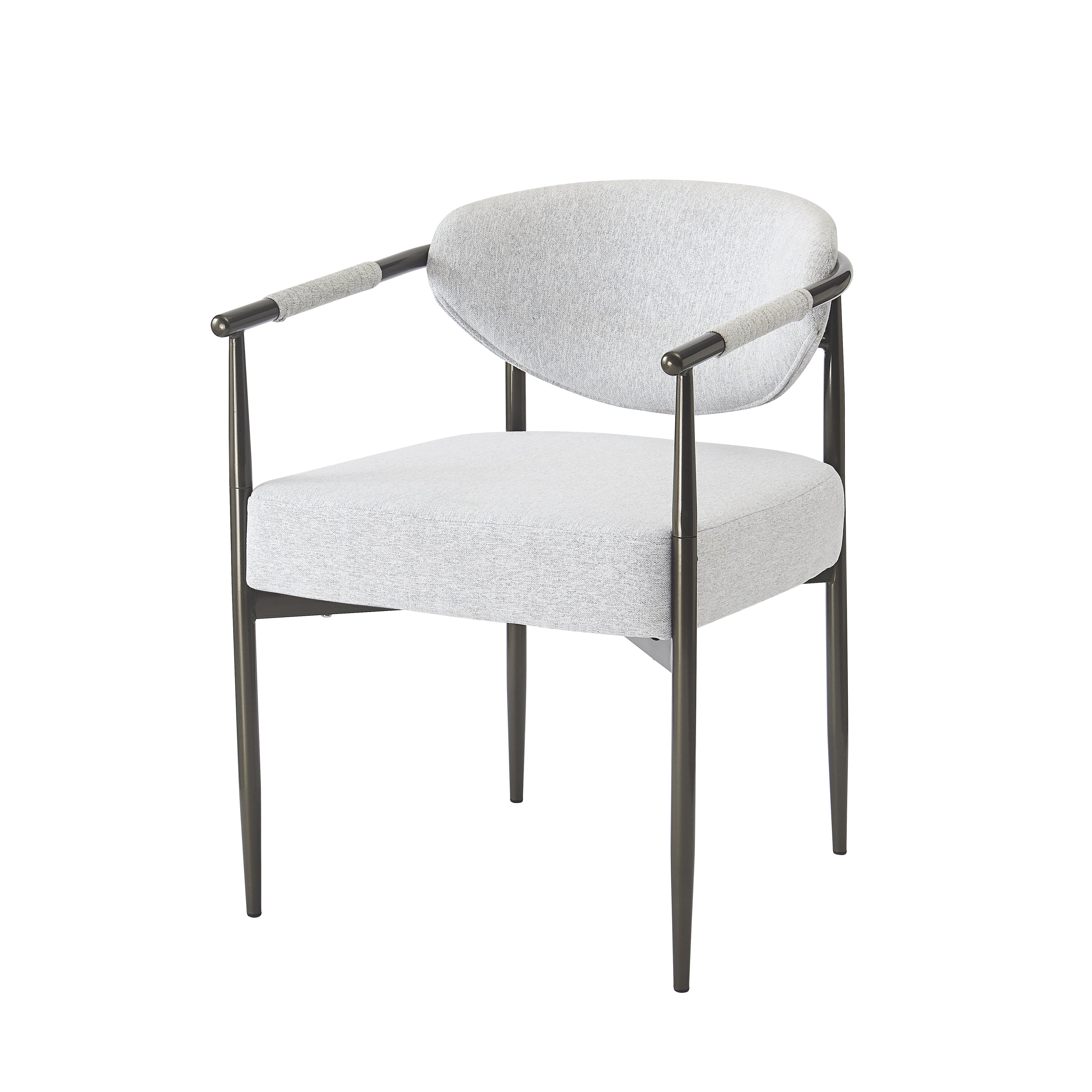 7 Pieces Modern Oval Dining Set