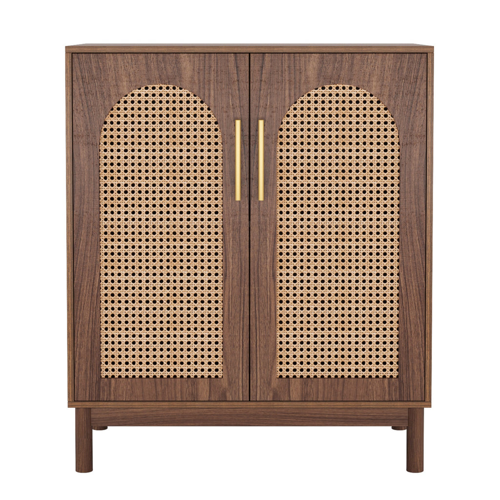 59" Rattan Sideboard Buffet Cabinet