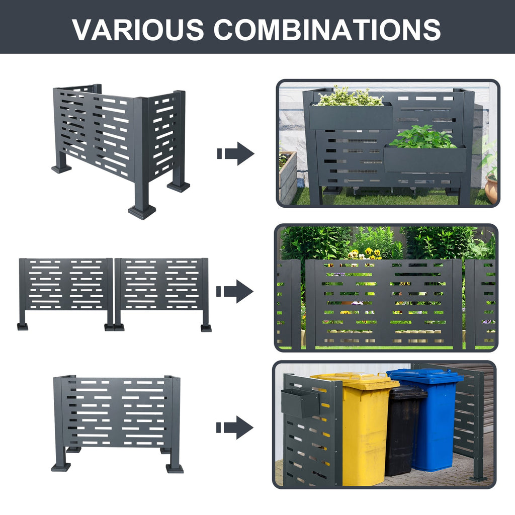 3ft x 2ft Air Conditioner Fence for Outdoor Units