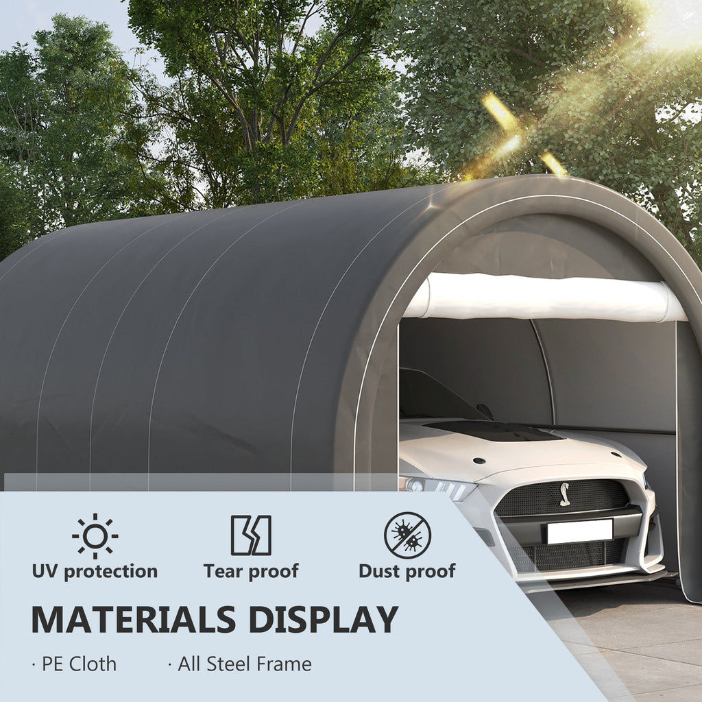 Outsunny 10' x 16' Heavy Duty Carport Garage Storage Tent