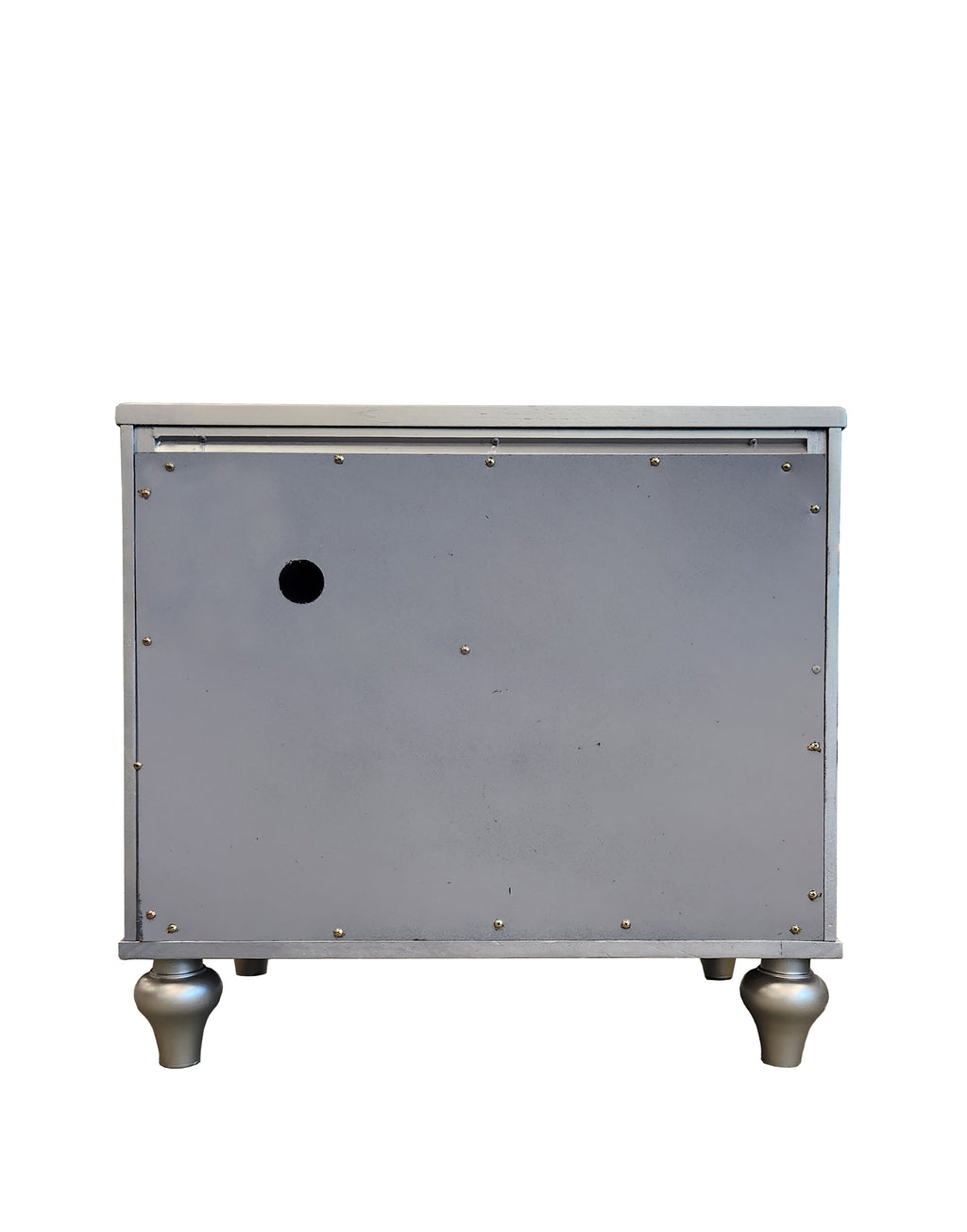 Glam 2-Drawer Bedroom Nightstand