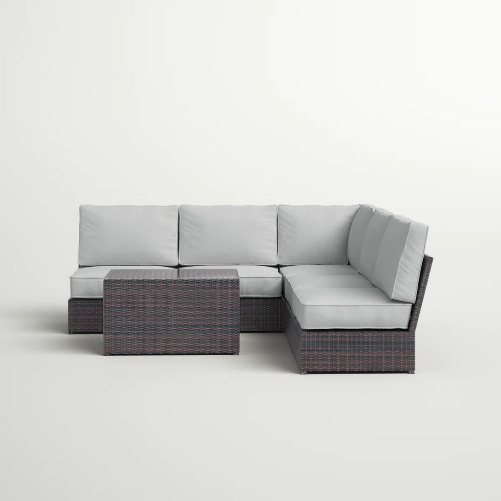4-Person Outdoor Seating Group with Cushions