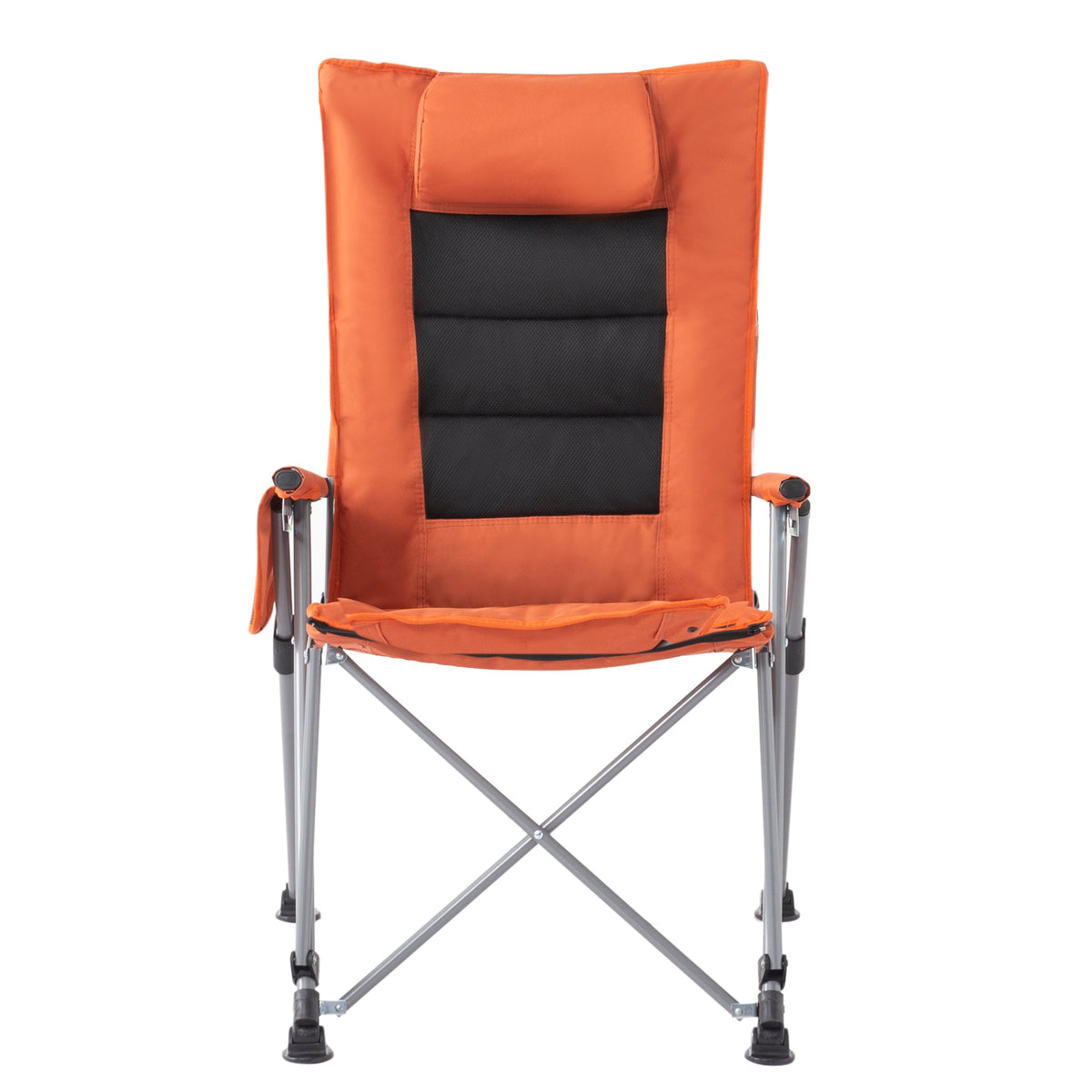 5-Position Adjustable Folding Camping Chair with Footrest