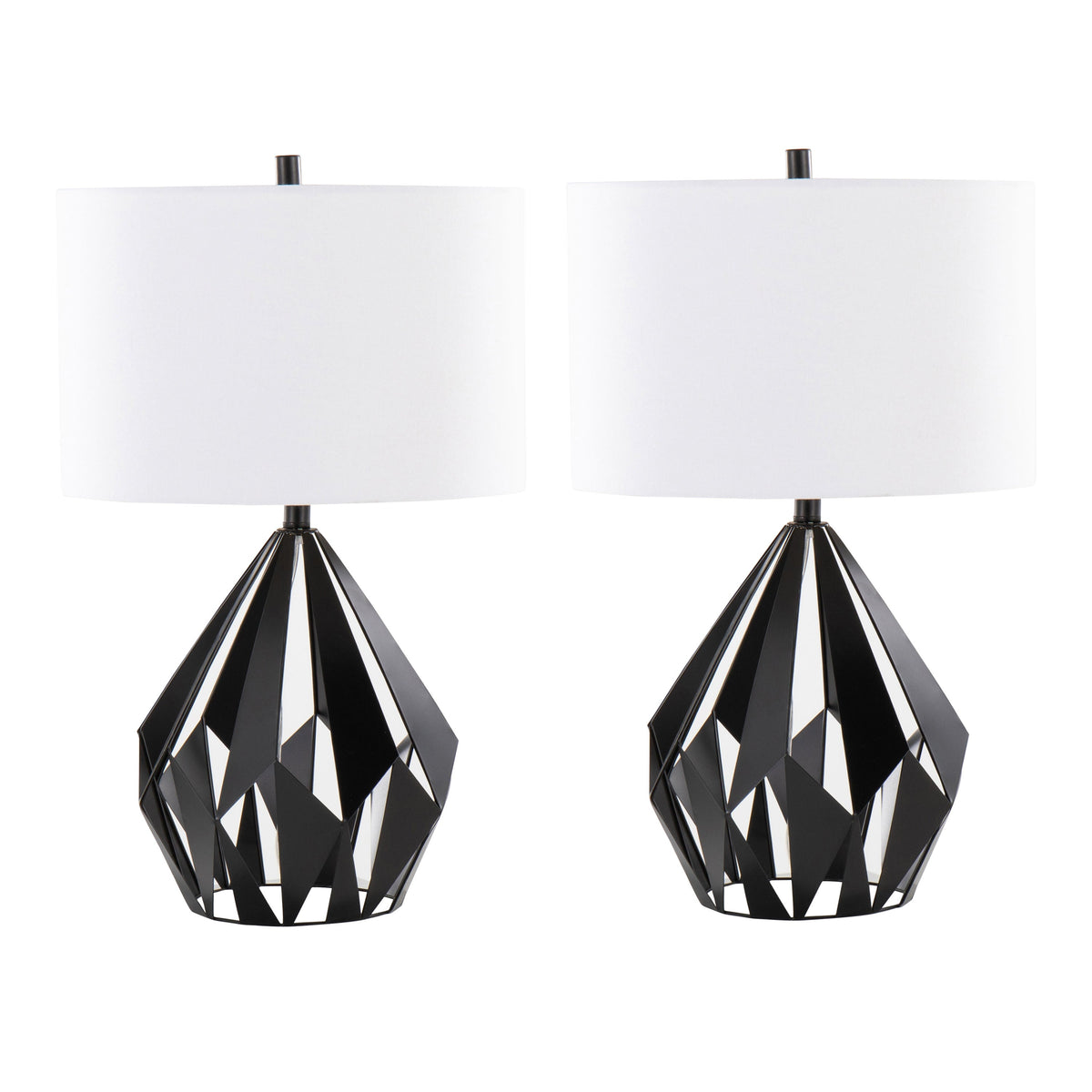 Contemporary Metal Table Lamp in Matte
