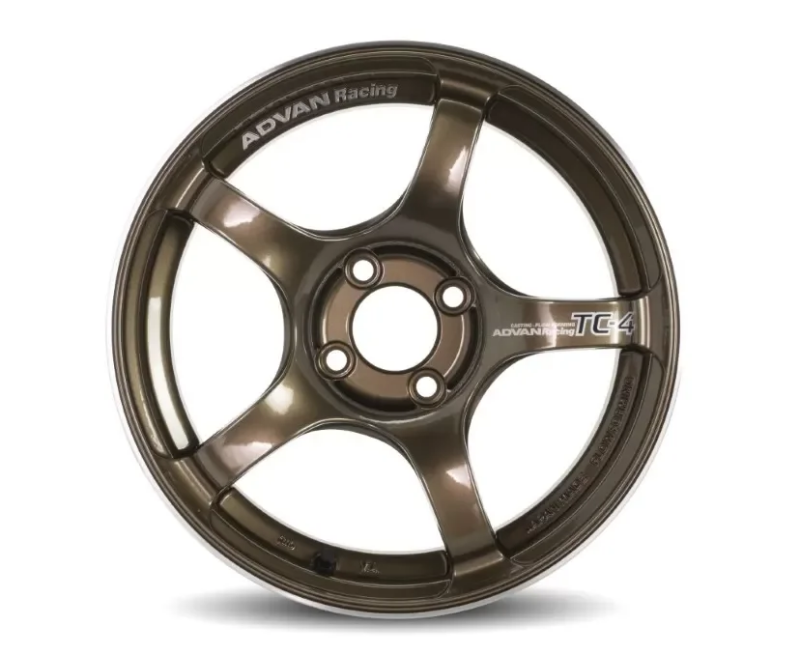 Advan TC4 15x8 +38 4-100 Umber Bronze Metallic And Ring *Min Order Qty of 20* YAD5G35AUAR