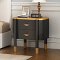 Contemporary 2 Drawers Nightstand