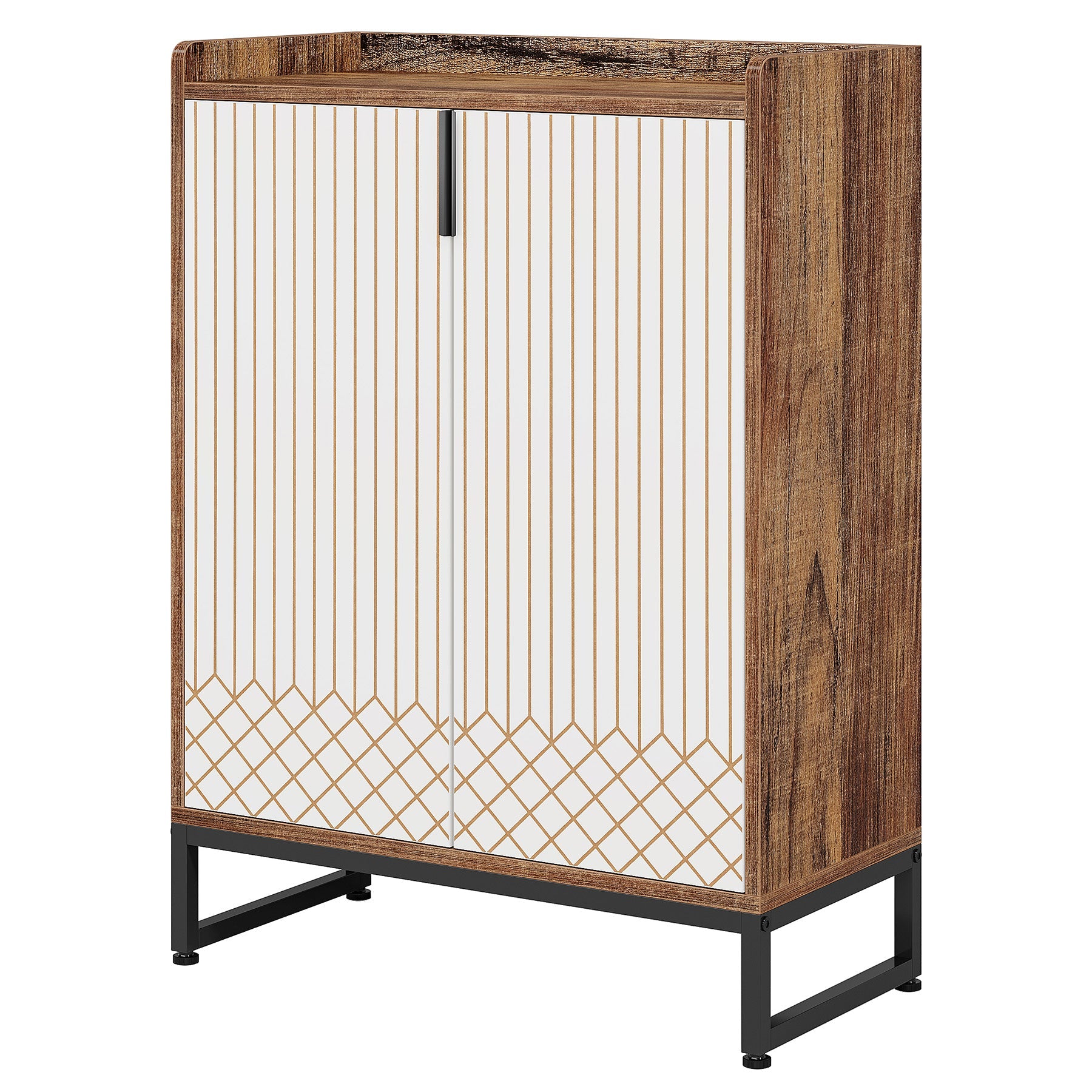 29.52" Brown Shoe Cabinet