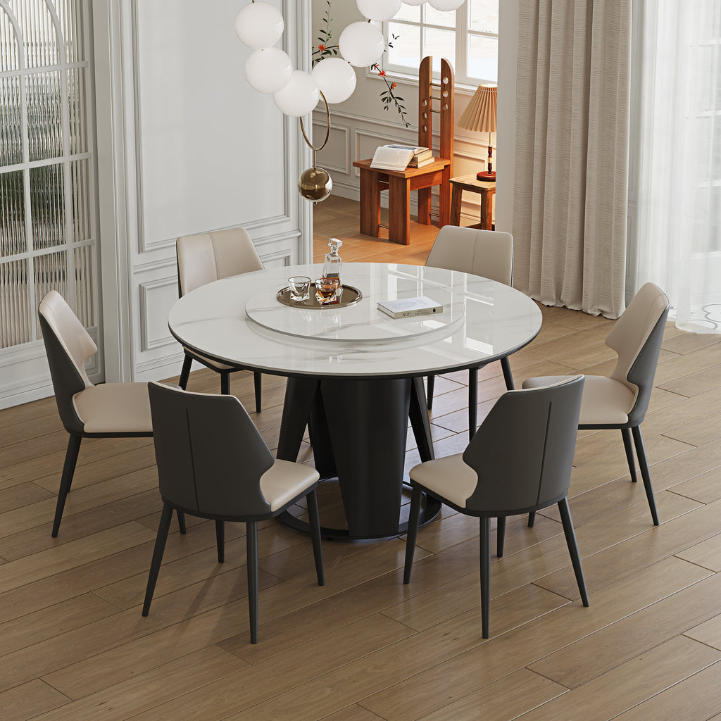 59" Modern Sintered Stone Dining Table