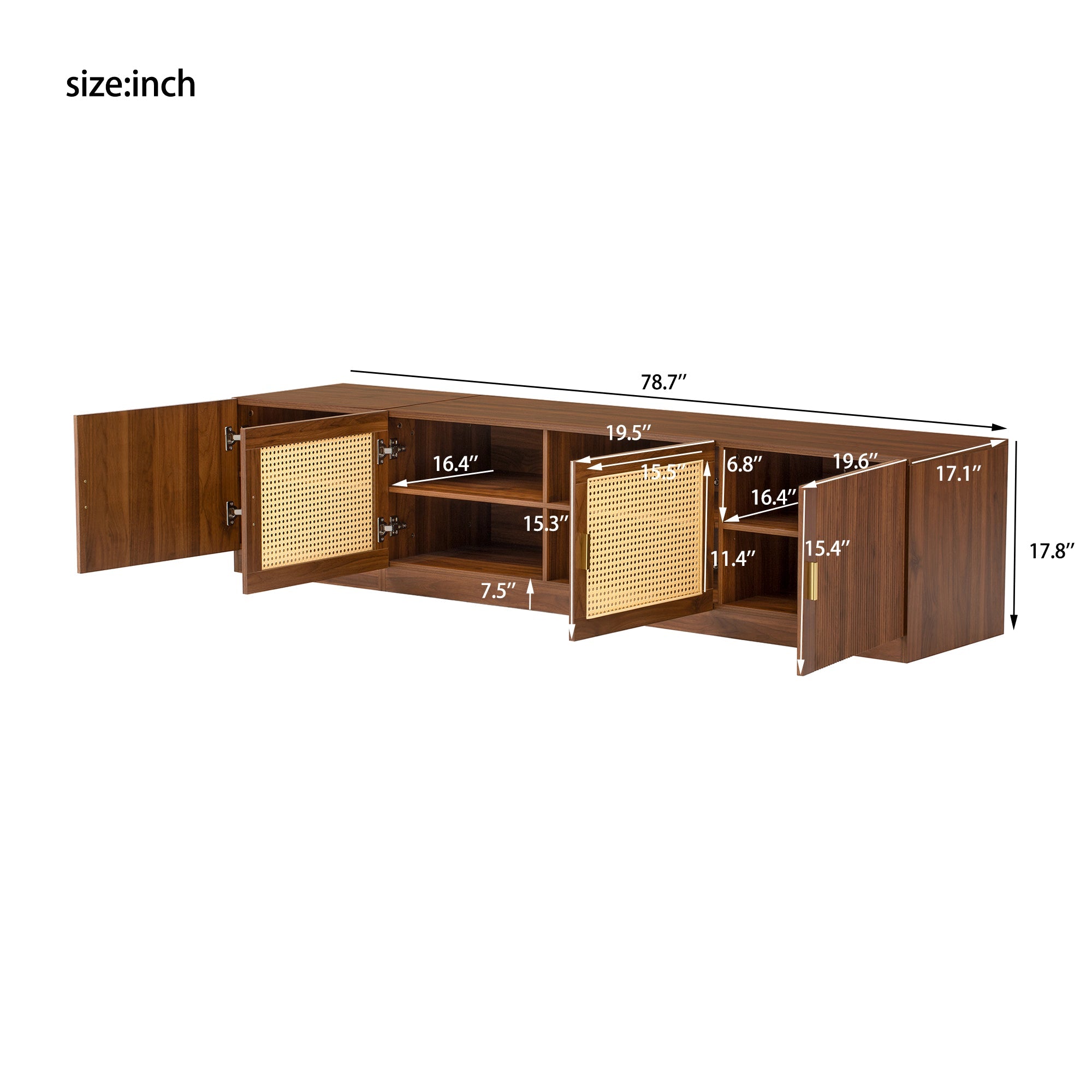 78" TV Stand for TVs Up to 85"