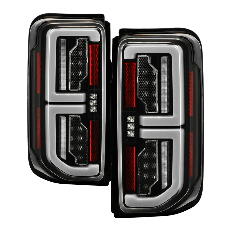 SPYDER 21-23 Ford Bronco Factory LED Model LED Tail Lights (ALT-YD-FB21-LED-BK) 5088758