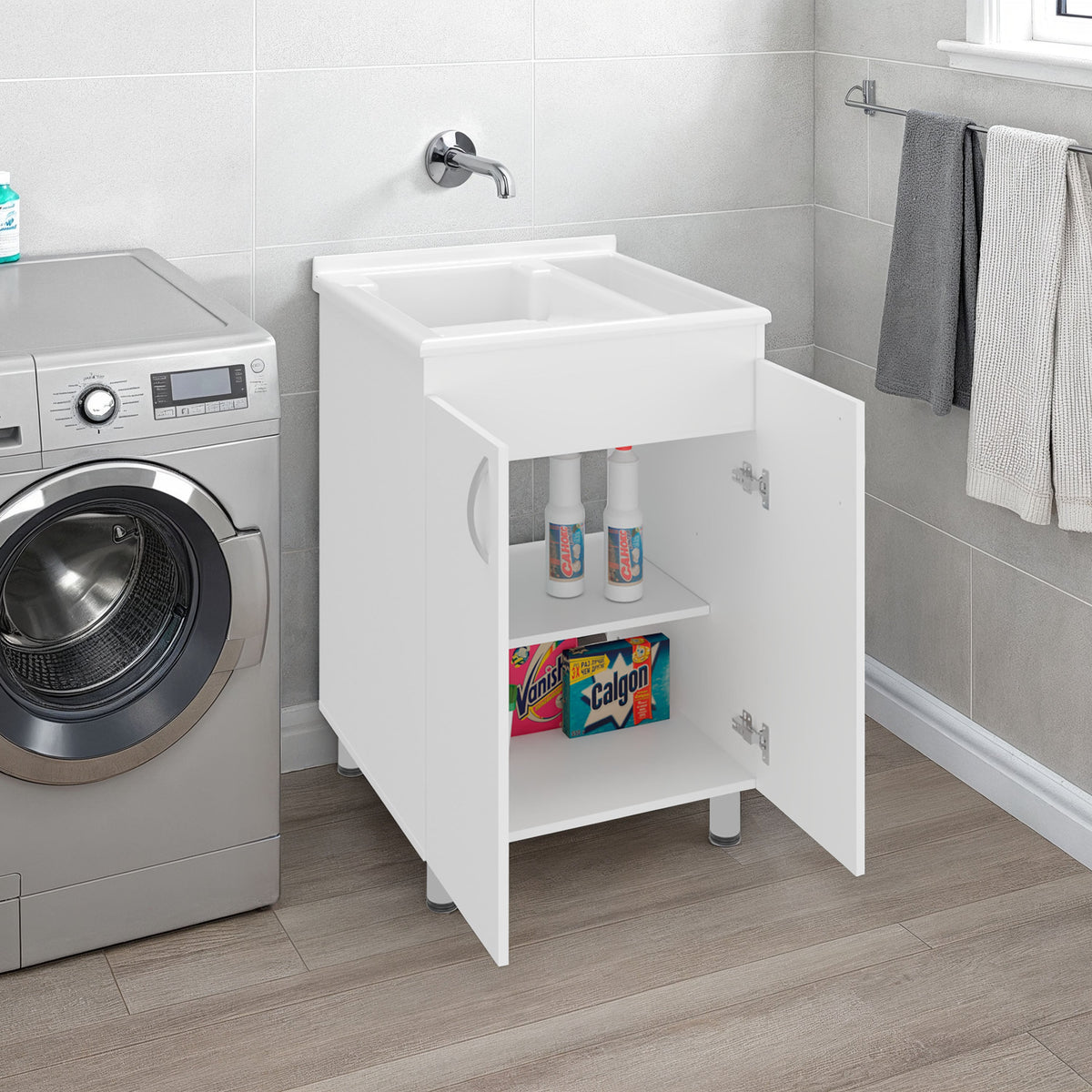 Foster 2 Door Utility Tub and Sink