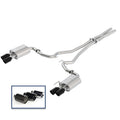 Ford Racing 2018+ Mustang GT 5.0L Cat-Back Extreme Exhaust System w/ Quad Black Chrome Tips M-5200-M8EBA