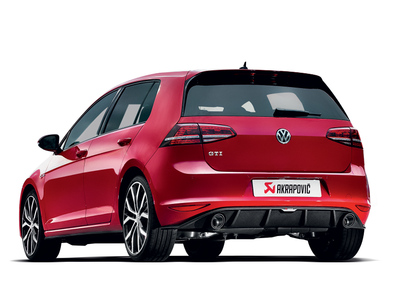 Akrapovic 13-17 Volkswagen Golf GTI (VII) Evolution Line w/ Cat (Titanium) w/ Carbon Tips S-VW/T/1