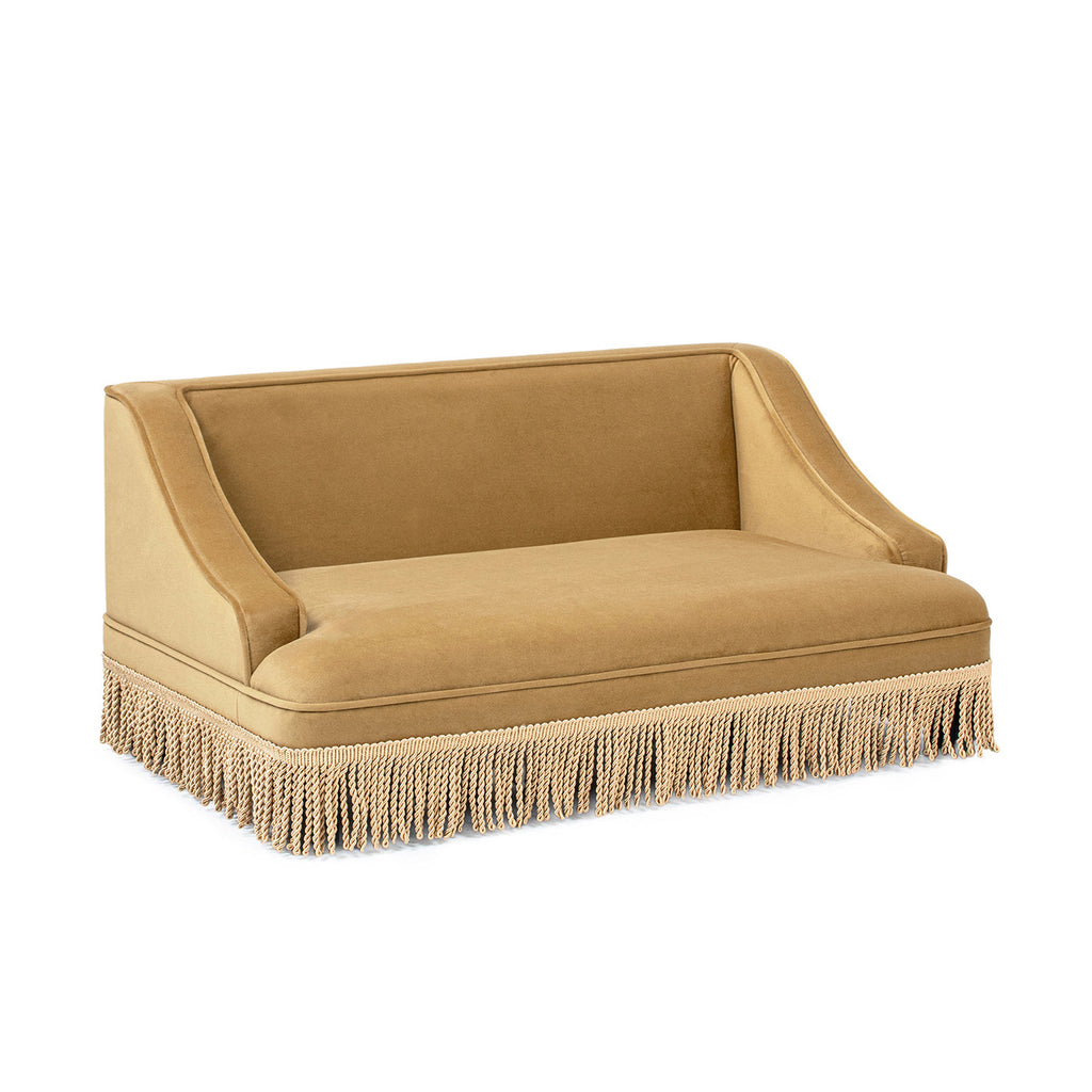 Duchess 33" Medium Princess Pet Bed Sofa with Fringe Skirt