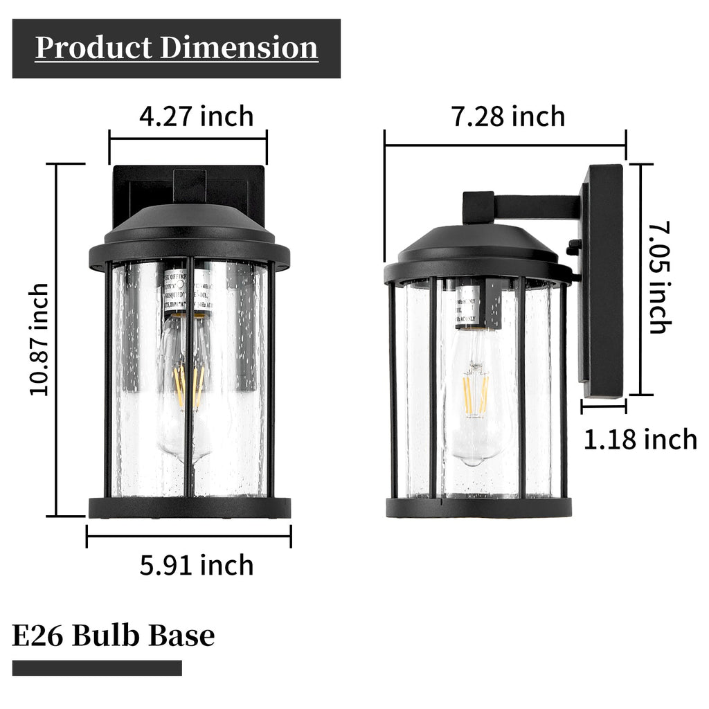 Outdoor Wall Sconces 2 Pack