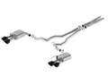 Ford Racing 2024 Mustang 5.0L Sport Non-Active Cat-Back Exhaust w/Valance - Black Tip M-5200-M5SBV