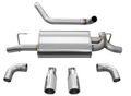 Corsa Performance Corsa 18+ Jeep Wrangler JL 2.5in Dual Rear Exit Polished Tips Sport Ax