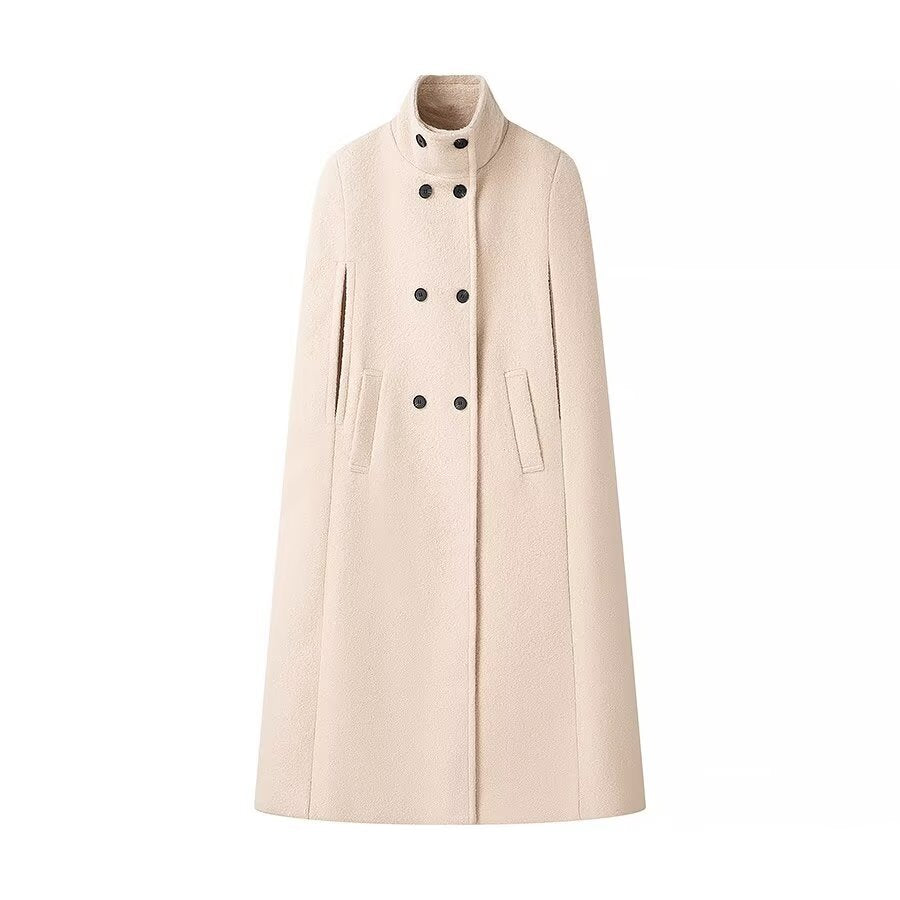 Women's Long Wool Coat Outerwear