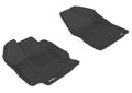 3D MAXpider 2009-2011 Toyota Venza Kagu 1st Row Floormat - Black L1TY07811509