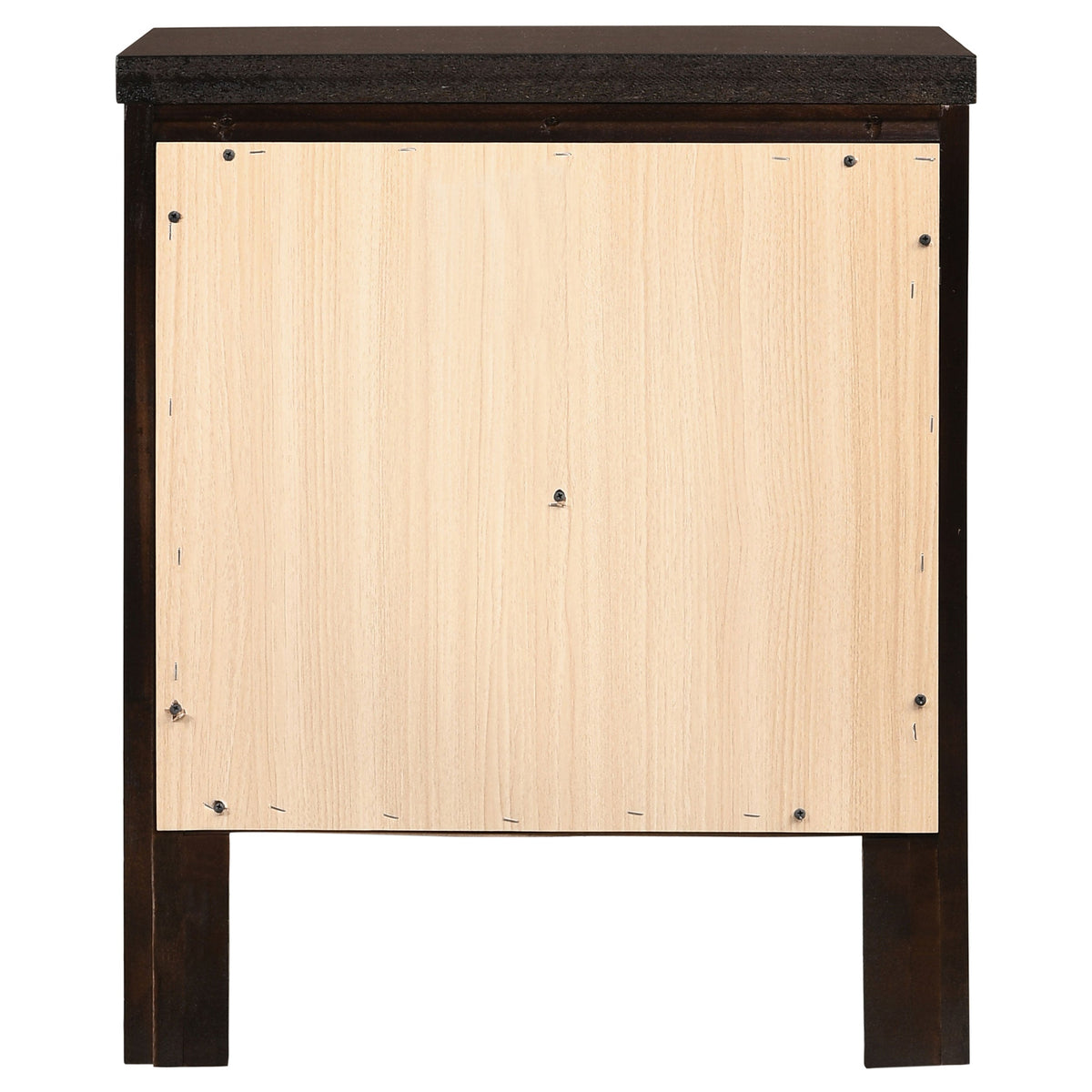 Garrett Cappuccino 2-Drawer Rectangular Nightstand