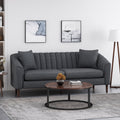 Contemporary 3-Seater Sofa with Accent Pillows