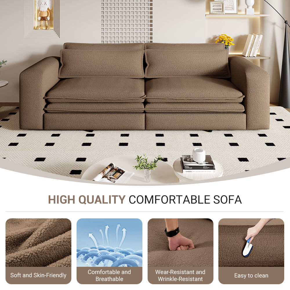 93" King Size Sleeper Sofa Bed - 3 in 1 Convertible