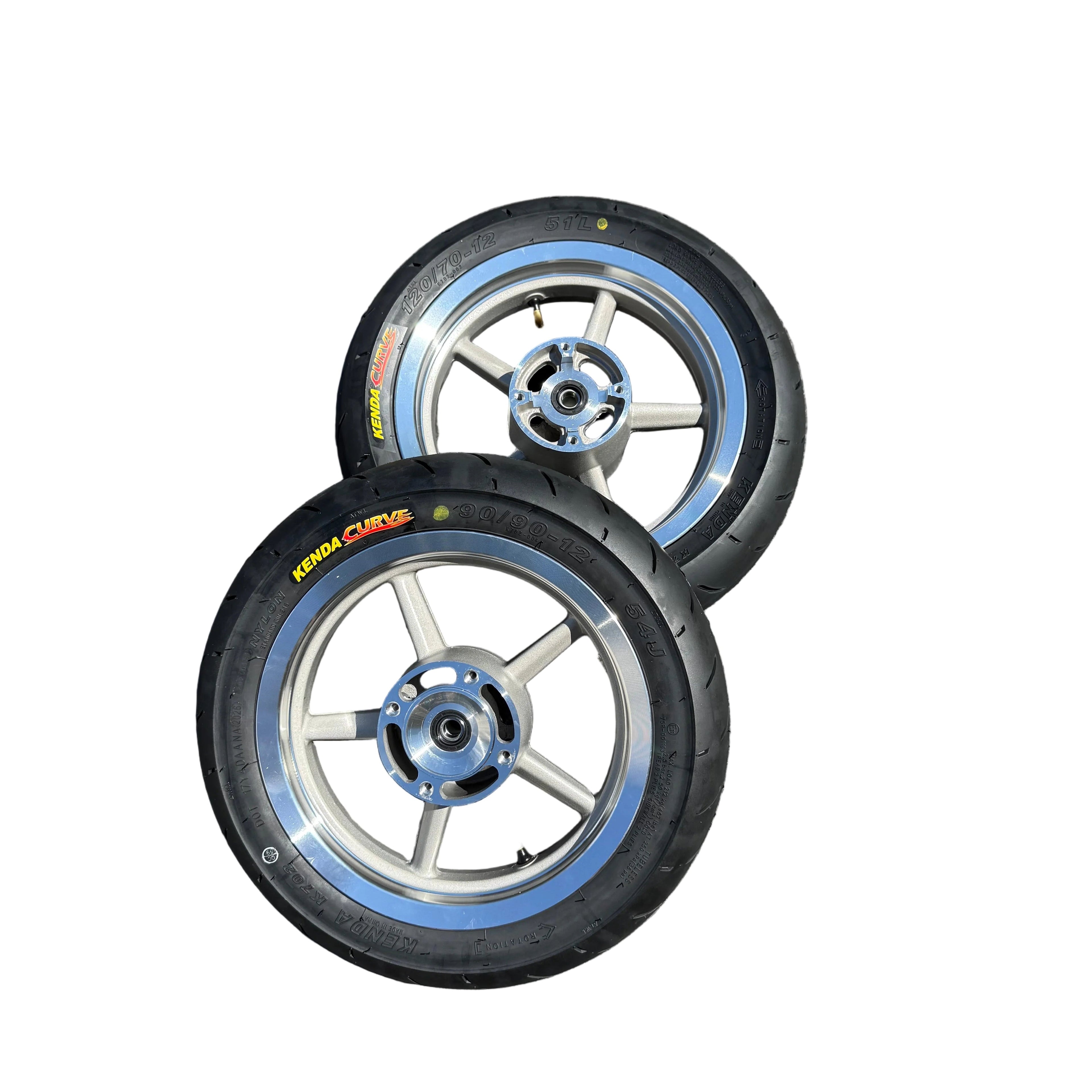 *Pre Order* 12-Inch Chrome SuperMoto Wheels for Tuttio/Yozma/Razor Etc.