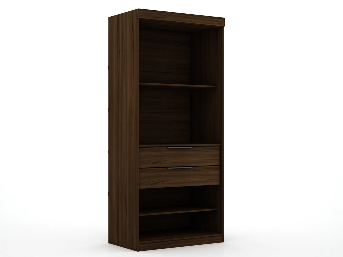 Mulberry 36" Wardrobe Closet in Chestnut