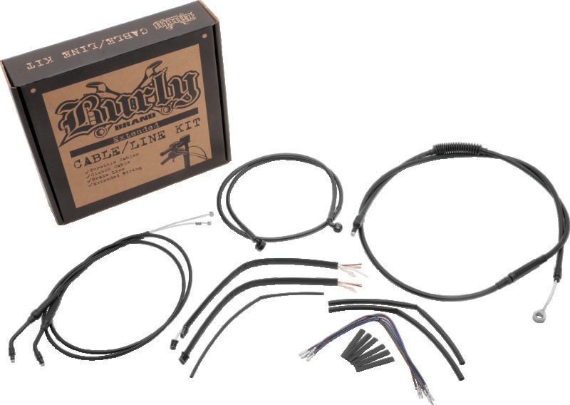 Burly Brand Control Kit 12in Bagger Ape - Black B30-1207