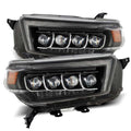 AlphaRex 10-13 Toyota 4Runner NOVA LED Projector Headlights Plank Style Black w/Seq Signal/DRL 880759 *Discontinued