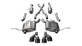 Corsa 14-21 Jeep Grand Cherokee 3.6L V6 Black Sport Cat-Back Exhaust 14984BLK