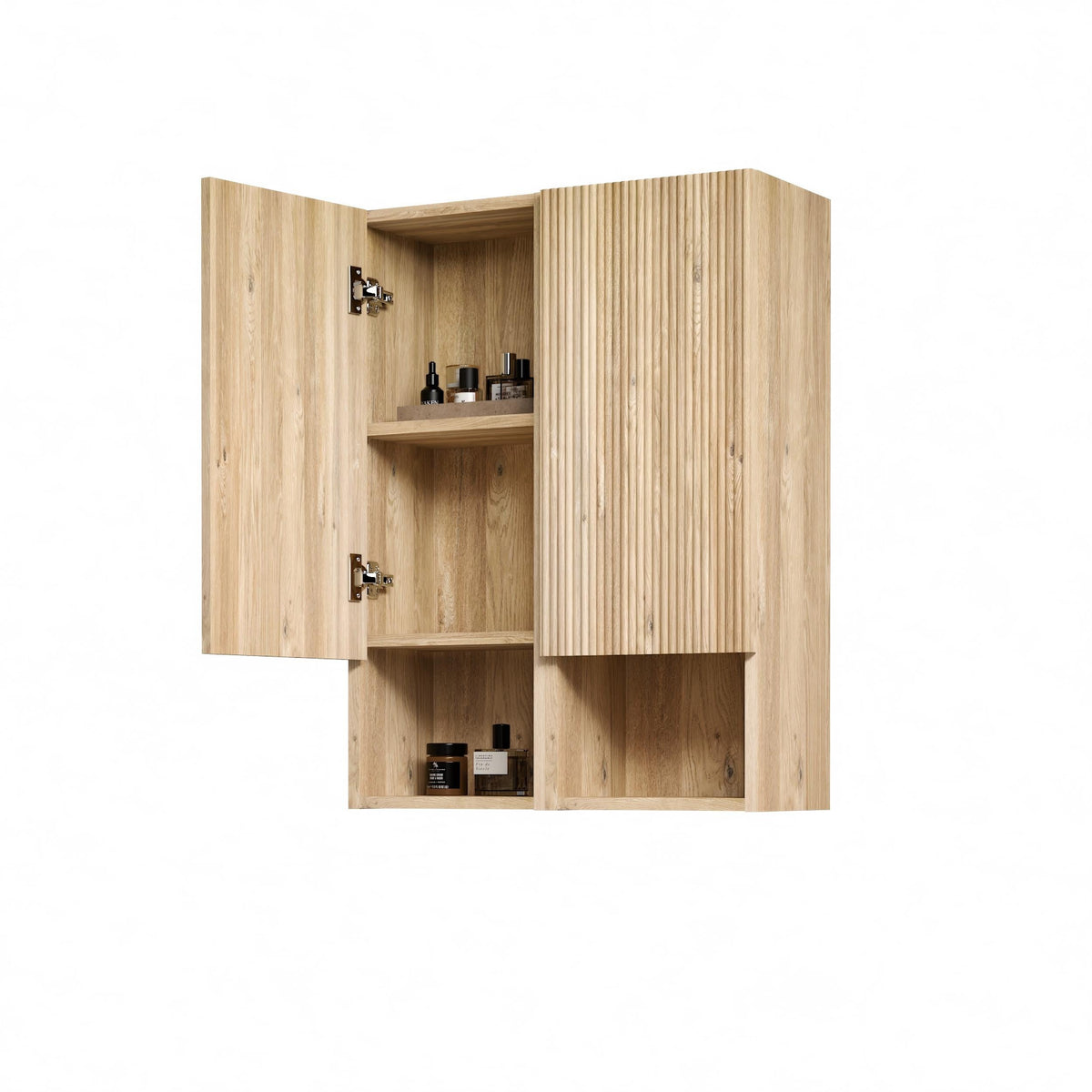 Chic Striped Textures Side Cabinet