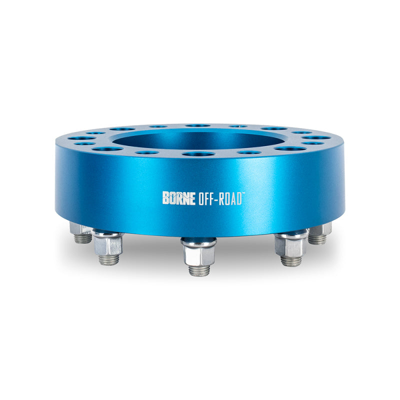 Borne Off-Road Wheel Spacers 8x165.1 116.7 50 M14 Blue BNWS-008-500BL