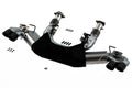 Borla 2020 Chevrolet Corvette C8 6.2 ATAK 3in Exhaust System Dual Round Rolled A/C Black Chrome Tips 140839BC