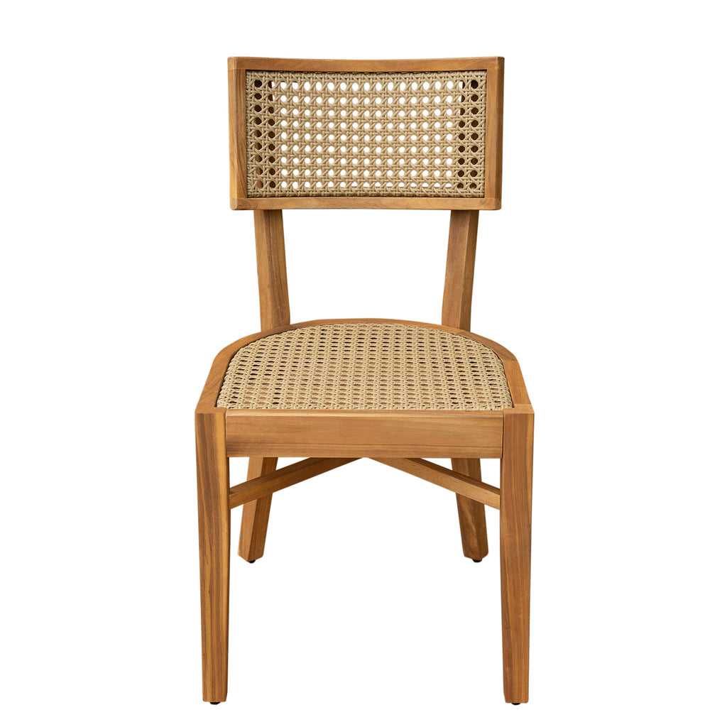 Netro Acacia Wood Dining Chair Set