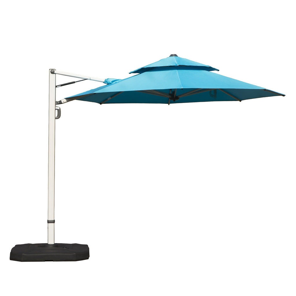 Round Cantilever Umbrella with Center Pole - Lake