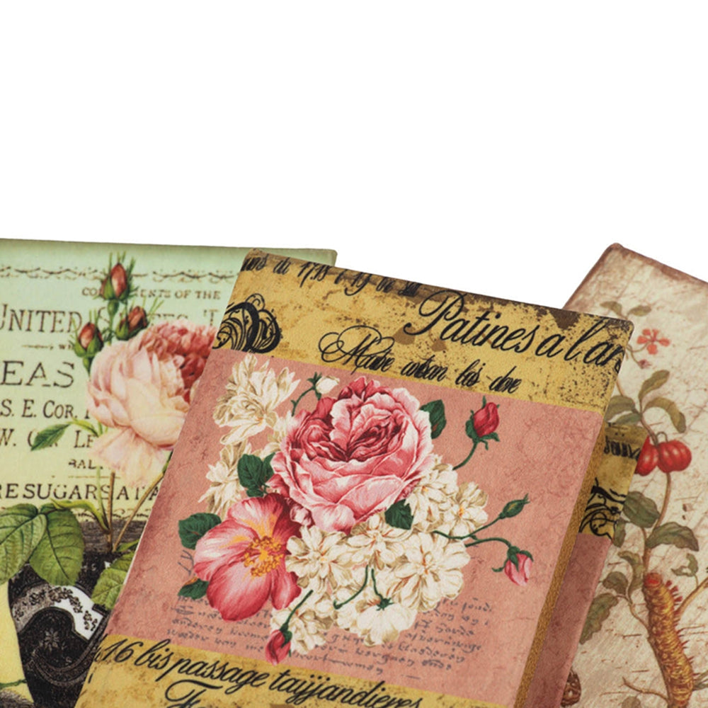 Set of 4 Nature Lover's Book Boxes with Floral Designs