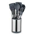 Non-stick Cookware Spatula And Spoon Rotating Storage Bucket Set
