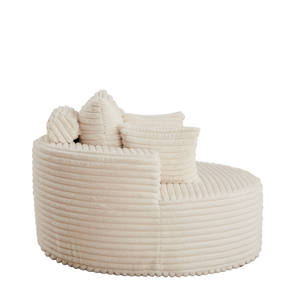 50"L Corduroy Sponge Single Sofa