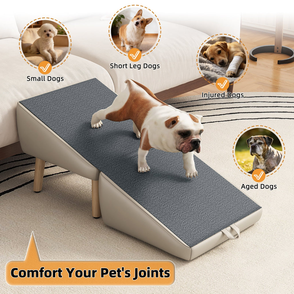(Upgraded) Dog Stairs for Small Dogs and Cats
